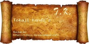 Tokaji Kenéz névjegykártya